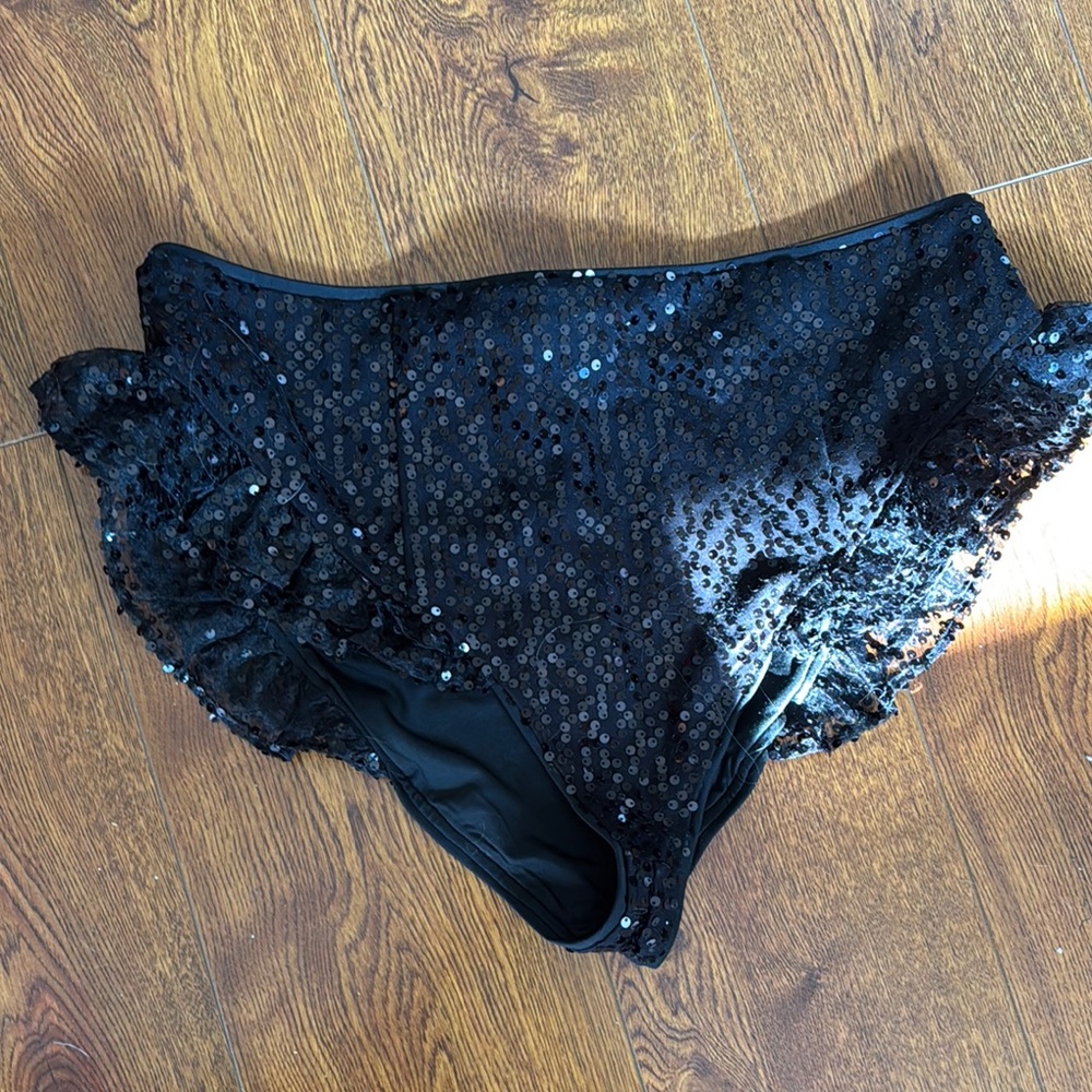 NWT Selkie Black Sequin Bloomers - Picture 4 of 5